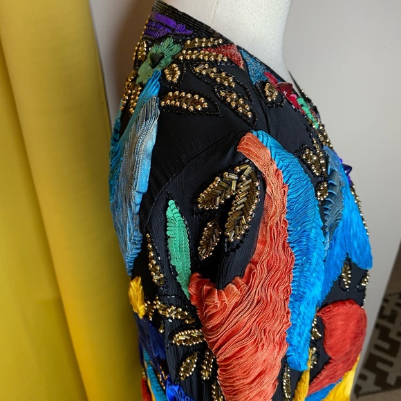 Multicolor ribbon handmade design and sequins si beautifully made - Picture 9 of 9